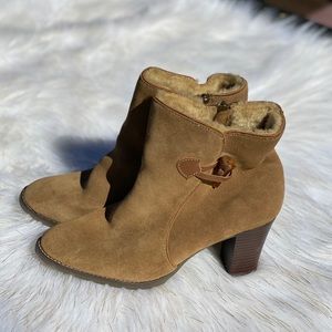 Brilliant Suede & Faux Fur Boots
